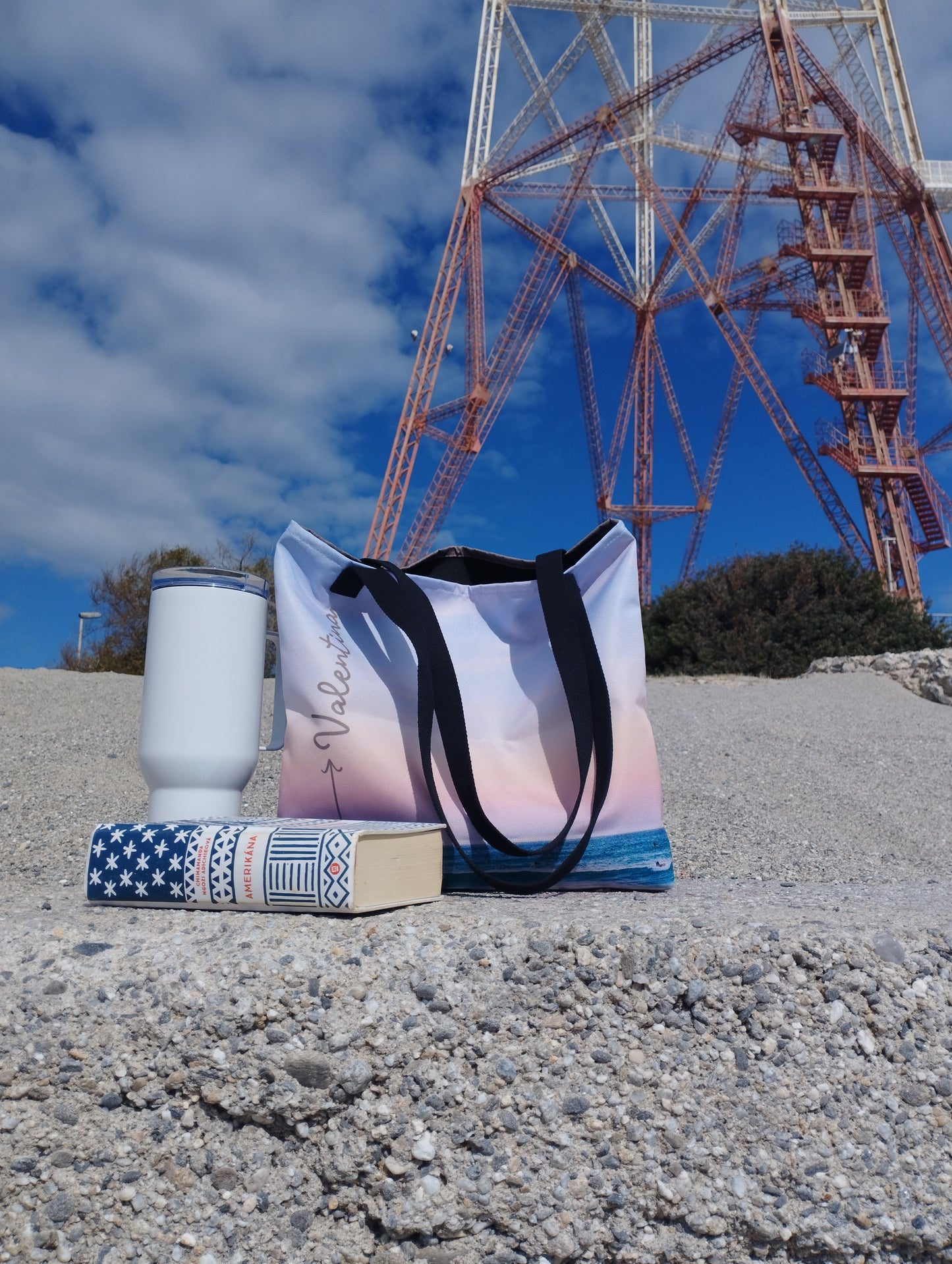 Tote bag personalizzata tramonto