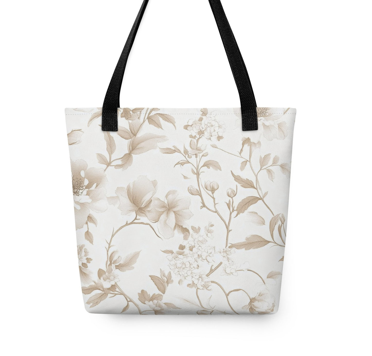 Tote bag personalizzata chinoiserie beige