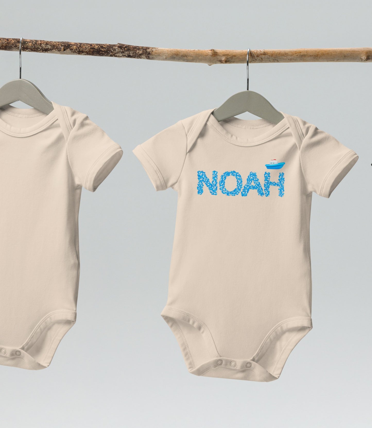 Body neonato in cotone organico 100% personalizzato