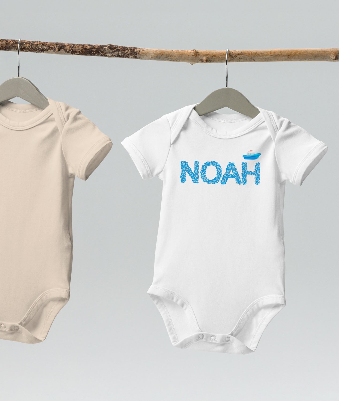 Body neonato in cotone organico 100% personalizzato