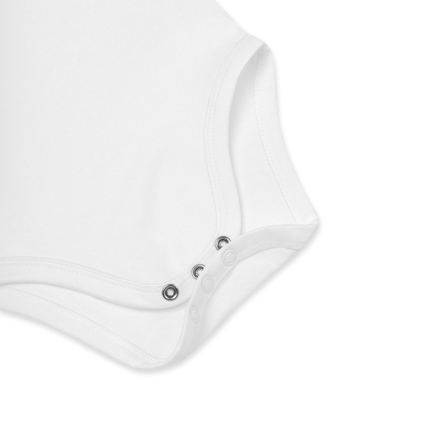 Body neonata con nome in cotone organico personalizzato