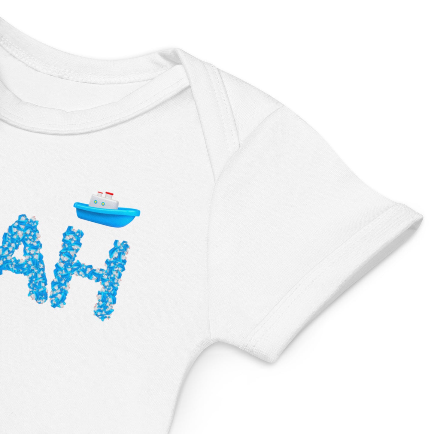 Body neonato in cotone organico 100% personalizzato