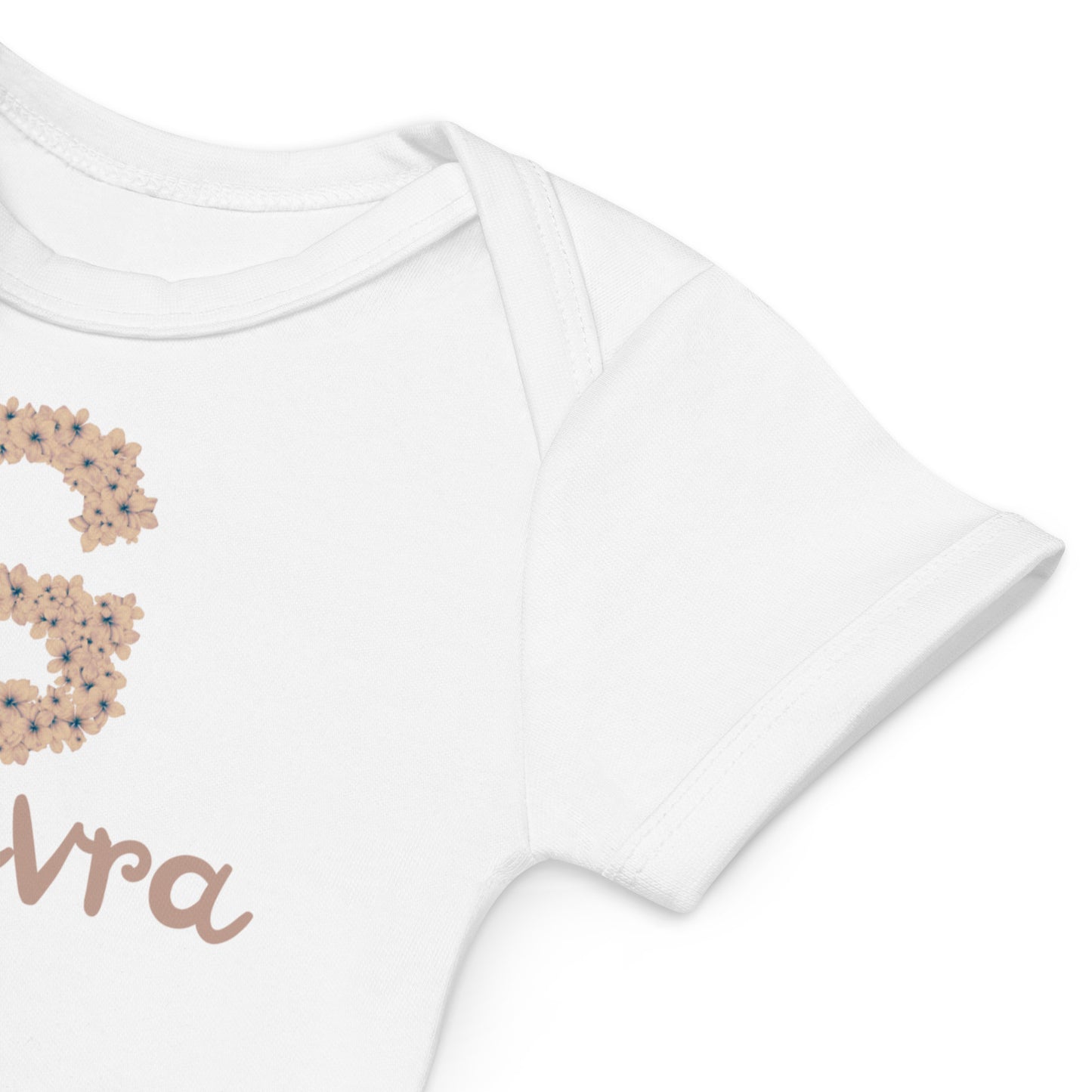 Body neonata in cotone organico 100% personalizzato