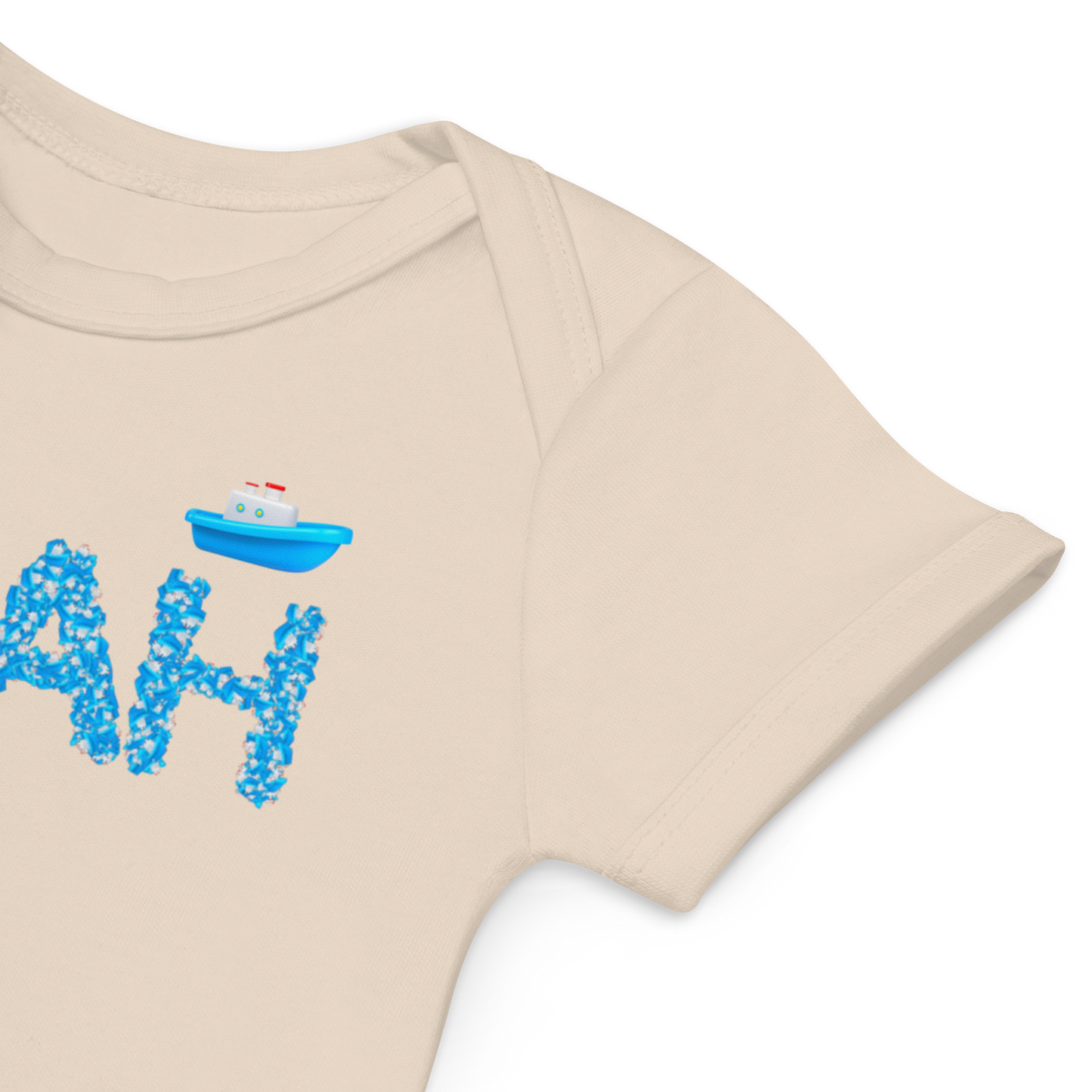 Body neonato in cotone organico 100% personalizzato